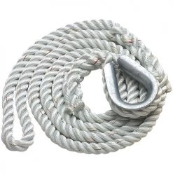 NEW ENGLAND ROPES Mooring Gear Three-Strand Nylon Mooring Pendants