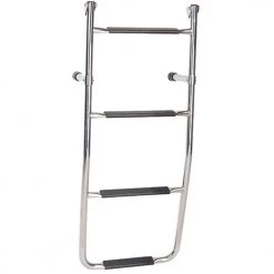 WEST MARINE Boat Ladders 4-Step Hinged Transom Ladder