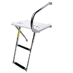 GARELICK Boat Ladders Outboard Transom Swim Platform And Telescopic Ladder 3 GARELICK Boat Ladders Outboard Transom Swim Platform And Telescopic Ladder
