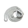 NEW ENGLAND ROPES Mooring Gear White Three-Strand Nylon Mooring Pendant 1/2" Diameter X 15' Length -Anchoring Sales 16907750 LRG 1