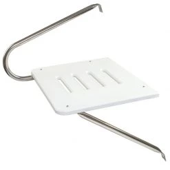 WHITECAP Boat Ladders Poly Swim Platform With Mounting Hardware For Boats With Outboard Motor
