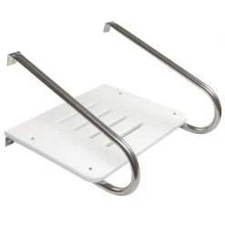 WHITECAP Boat Ladders Poly Swim Platform With Mounting Hardware For Boats With Inboard/Outboard Motor