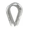 WHITECAP Chain & Shackles 3/4" Rope Thimble, Galvanized Steel -Anchoring Sales 17290271 LRG 1
