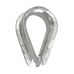 WHITECAP Chain & Shackles 3/4" Rope Thimble, Galvanized Steel