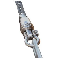MANTUS ANCHORS Chain & Shackles Swivel, Stainless Steel, Integrated Shackle, 1/4 To 5/16