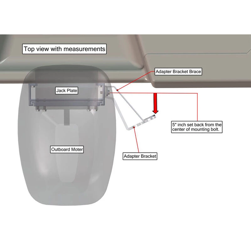 POWER-POLE Shallow Water Anchors Side-Mounted Shallow Water Anchor Adapter Plate Kit 4 POWER-POLE Shallow Water Anchors Side-Mounted Shallow Water Anchor Adapter Plate Kit - Image 2