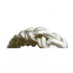 GLEISTEIN Mooring Lines 1/2" Dia. 8-Plait Geo Square Line, White, Sold By The Foot