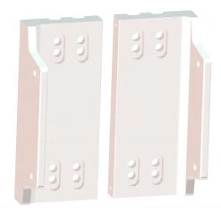 POWER-POLE Shallow Water Anchors Motor To Side Mount Adapter Plate, White