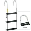 GARELICK Boat Ladders Telescoping Stainless-Steel Hook Ladders -Anchoring Sales 5362454 1