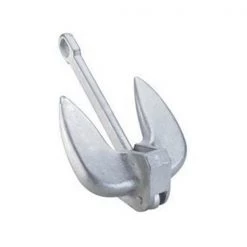 ATTWOOD Anchors 15lb. Aluminum Painted Navy Anchor