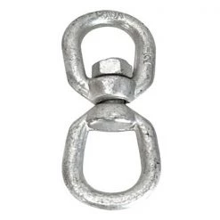 WHITECAP Chain & Shackles Eye To Eye Swivel, Galvanized Steel