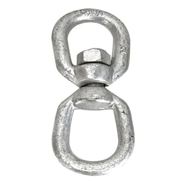 WHITECAP Chain & Shackles Eye To Eye Swivel, Galvanized Steel 3 WHITECAP Chain & Shackles Eye To Eye Swivel, Galvanized Steel